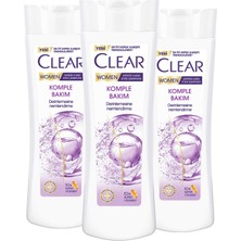 Clear Women Kepeğe Karşı Etkili Şampuan Komple Bakım Vitamin Kompleksi 350 ml x3