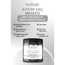 Maru Intensive Keratin Aşırı Yıpranmış Saçlara Özel Yoğun Saç Bakım Maskesi 500 Ml. 8699211721013