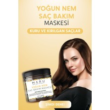 Maru MARU Kuru Ve Yıpranmış Saçlar İçin Keratin & Biotin Onarıcı Saç Maskesi 500 ml