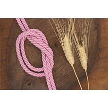 Gül Kordon 8 mm - 50 mt Bebe Pembe