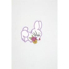 Gül Model 4 Bebek Aplik - Std Mor