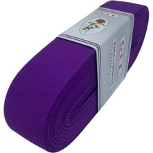 Gül Renkli Lastik 4 cm - 10 mt Mor