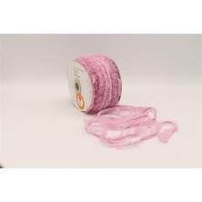 Gül Fırfırlı Lastikler 18 mm Genişlik - 25 mt Gül Kurusu