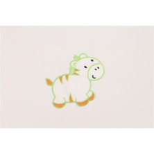 Gül Model 3 Bebek Aplik - Std Yeşil