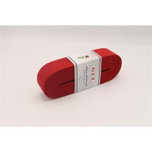 Gül Renkli Lastik 4 cm - 10 mt Kırmızı