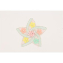 Gül Model 17 Pullu Aplik - Std Çok Renkli