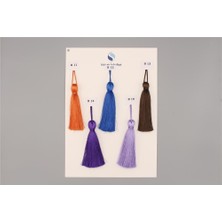 Gül Polyester Püskül - 12 cm Lila