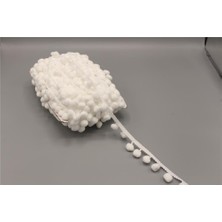 Gül Büyük Ponpon - 22 mt Beyaz