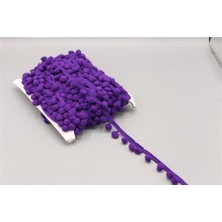 Gül Büyük Ponpon - 22 mt Mor