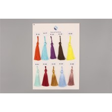 Gül Polyester Püskül - 7 cm Pudra