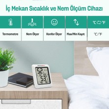 ThermoPro TP50 Termometre Iç Mekan Dijital Isı ve Nem Ölçer