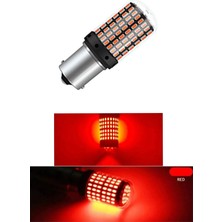 Tiger Marketing 144 LED Kırmızı Fren Lambası Tek Duy Mükemel Işık Gücü 144 LED Kırmızı Fren Lambası Tek Duy Mükemel Işık Gücü