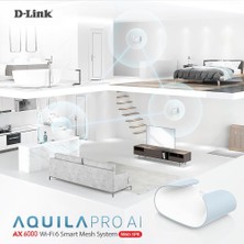 D-Link M60 Aquila Pro Aı AX6000 Wi-Fi 6 Smart Mesh Router 3 Pack