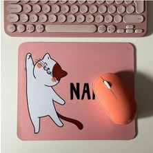 Byars Bilişim Byars-Kedi Mouse Pad, 21X17 Cm, Kaymaz Taban, Ev, Ofis ve Oyun Için Rahat ve Yumuşak Mousepad-Byars