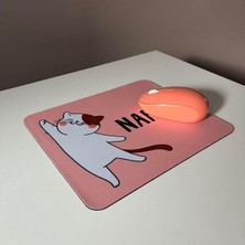 Byars Bilişim Byars-Kedi Mouse Pad, 21X17 Cm, Kaymaz Taban, Ev, Ofis ve Oyun Için Rahat ve Yumuşak Mousepad-Byars