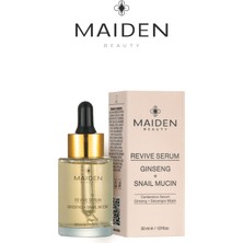 Maiden Beauty Cilt Tonu Esitleme, Leke Karşıtı, Yenileme, Ginseng, Salyangoz Müsin Içerikli Cilt Serumu 30 ml