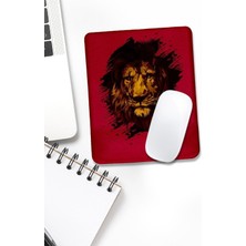 Byars Bilişim Byars-Kırmızı Aslan Bilek Destekli Mouse Pad-Byars