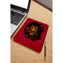 Byars Bilişim Byars-Kırmızı Aslan Bilek Destekli Mouse Pad-Byars