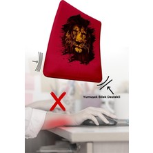 Byars Bilişim Byars-Kırmızı Aslan Bilek Destekli Mouse Pad-Byars