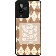 S-Case Gm 24 Pro Ekose Smile Tasarımlı Glossy Telefon Kılıfı