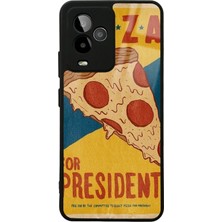 S-Case Gm 24 Pro Pizza Tasarımlı Glossy Telefon Kılıfı