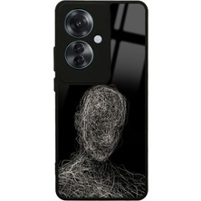 S-Case Oppo Reno 11F 5g Draw Silüet Tasarımlı Glossy Telefon Kılıfı