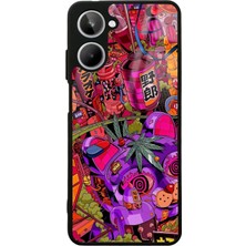 S-Case Oppo Realme 10 Neon Island Tasarımlı Glossy Telefon Kılıfı