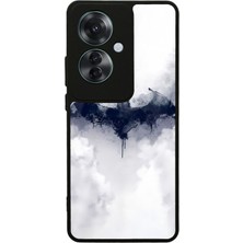 S-Case Oppo Reno 11F 5g Beyaz Batman Tasarımlı Glossy Telefon Kılıfı