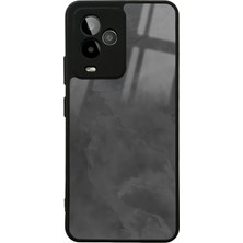 S-Case Gm 24 Pro Gri Mermer Tasarımlı Glossy Telefon Kılıfı