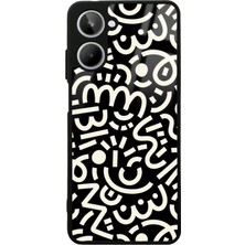 S-Case Oppo Realme 10 Geometrik Çizim Tasarımlı Glossy Telefon Kılıfı