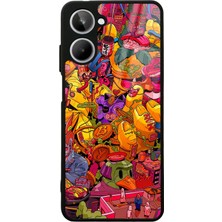 S-Case Oppo Realme 10 Retro Coin Tasarımlı Glossy Telefon Kılıfı