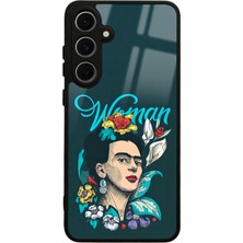 S-Case Samsung S24 Fe Women Frida Kahlo Tasarımlı Glossy Telefon Kılıfı