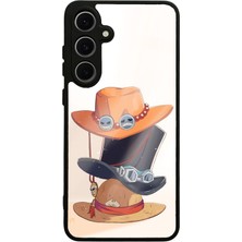 S-Case Samsung S24 Fe Şapka Tasarımlı Glossy Telefon Kılıfı