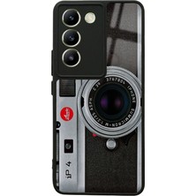 S-Case Vivo V30 Lite Lens Tasarımlı Glossy Telefon Kılıfı