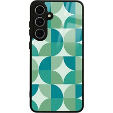 S-Case Samsung S24 Fe Retro Green Duvar Kağıdı Tasarımlı Glossy Telefon Kılıfı