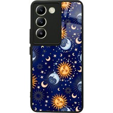 S-Case Vivo V30 Lite Night Tasarımlı Glossy Telefon Kılıfı