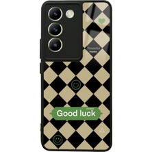 S-Case Vivo V30 Lite Good Luck Tasarımlı Glossy Telefon Kılıfı