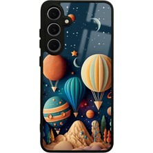 S-Case Samsung S24 Fe Astral Balonlar Tasarımlı Glossy Telefon Kılıfı
