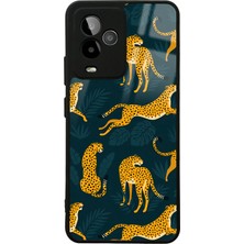 S-Case Gm 24 Pro Leaf Leopar Tasarımlı Glossy Telefon Kılıfı