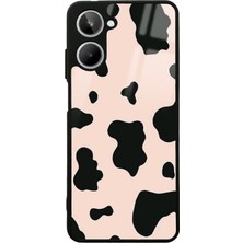 S-Case Oppo Realme 10 Pink Milky Tasarımlı Glossy Telefon Kılıfı