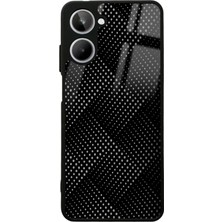 S-Case Oppo Realme 10 Black And Gray Tasarımlı Glossy Telefon Kılıfı