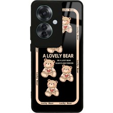 S-Case Oppo Reno 11F 5g Lucky Bear Tasarımlı Glossy Telefon Kılıfı
