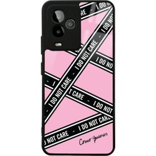 S-Case Gm 24 Pro I Don't Care Tasarımlı Glossy Telefon Kılıfı