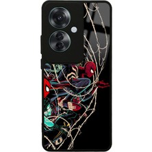 S-Case Oppo Reno 11F 5g Spider Earth Tasarımlı Glossy Telefon Kılıfı