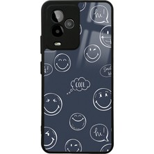 S-Case Gm 24 Pro Doodle Smile Tasarımlı Glossy Telefon Kılıfı