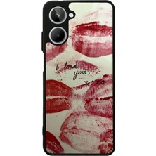 S-Case Oppo Realme 10 I Love You Tasarımlı Glossy Telefon Kılıfı