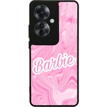 S-Case Oppo Reno 11F 5g Barbie Logo Tasarımlı Glossy Telefon Kılıfı