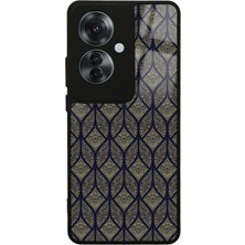 S-Case Oppo Reno 11F 5g Yaprak Motif Tasarımlı Glossy Telefon Kılıfı