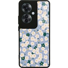 S-Case Oppo Reno 11F 5g Daisy Pattern Tasarımlı Glossy Telefon Kılıfı