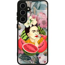 S-Case Samsung S24 Fe Frida Kahlo Tasarımlı Glossy Telefon Kılıfı